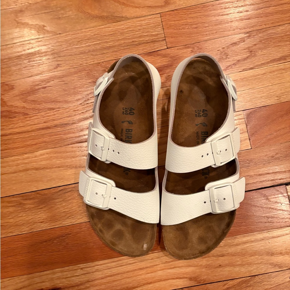 Birkenstock White Sandals